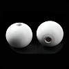 Wood Large Hole European Beads WOOD-D027-01C-2