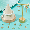 24Pcs 4 Style Rack Plating Brass Charms KK-BBC0009-10-4