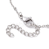 Tarnish Resistant 304 Stainless Steel Satellite Chain Bracelet Makings BJEW-JB10587-01-4