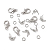 30Pcs Zinc Alloy Lobster Claw Clasps FIND-YW0003-81P-2