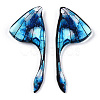 Epoxy Resin Wing Pendants RESI-TAC0021-96L-2