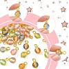 40Pcs Gradient Color Resin Pendants PALLOY-FS00029-3