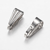 Tarnish Resistant 304 Stainless Steel Snap On Bails STAS-F149-27P-2