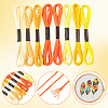 8 Skeins 8 Colors 6-Ply Polyester Embroidery Floss OCOR-CY0002-09G-6