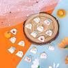 24Pcs 8 Style Halloween Theme Alloy Enamel Pendants ENAM-SZ0004-24-3