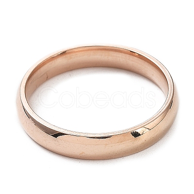 Ion Plating(IP) 304 Stainless Steel Flat Plain Band Rings STAS-I160-C-20mm-RG-1