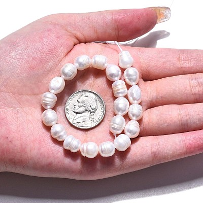Natural Cultured Freshwater Pearl Beads Strands X1-PEAR-N012-07C-1