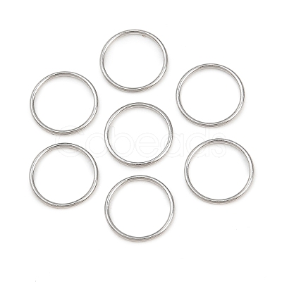 304 Stainless Steel Closed Jump Rings STAS-G393-06P-10-1