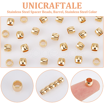 100Pcs Long-Lasting Plated Brass European Beads KK-UN0002-88-1