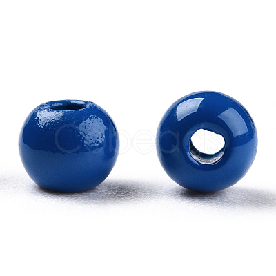 Spray Painted Alloy Beads PALLOY-TAC0044-50D-1