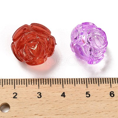 Transparent Acrylic Beads OACR-Z016-25-1