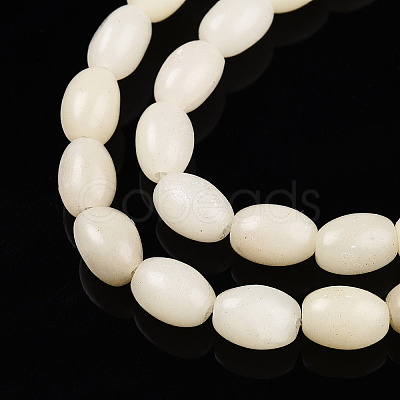 Natural White African Opal Beads Strands G-N346-02B-10-1