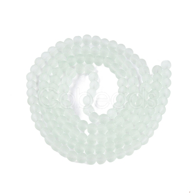 Baking Paint Transparent Glass Bead Strands GLAA-S031-12mm-29-1