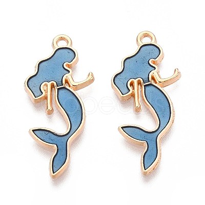 Alloy Enamel Pendants ENAM-N054-021E-1