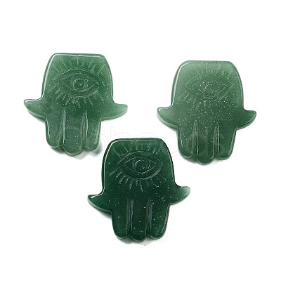 Natural Green Aventurine Cabochons G-G119-02B-1