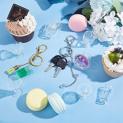 28pcs 14 style Plastic Mini Sundae Cups KY-OC0001-16-1