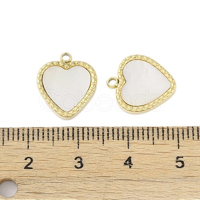 Natural Shell Charms STAS-P366-22C-G-1