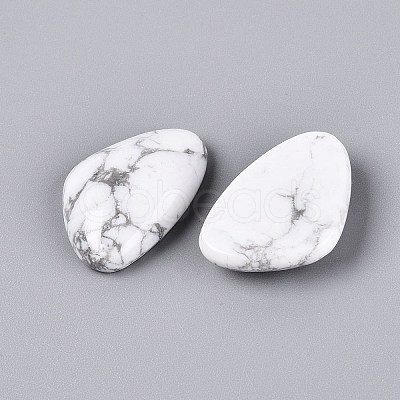 Synthetic Howlite Cabochons G-Q601-33-1