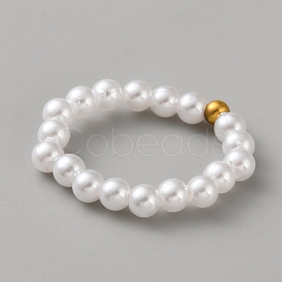 Acrylic Rhinestone Finger Rings RJEW-WH0025-002-1