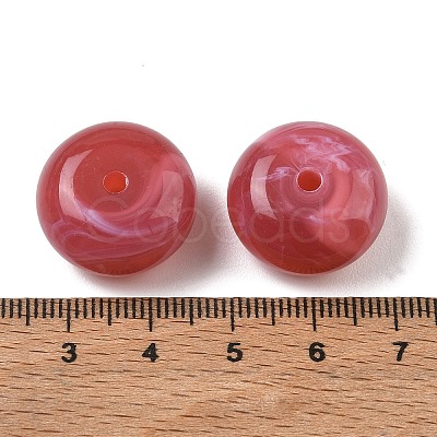 Two Tone Acrylic Beads AC-CBABA33-01B-1