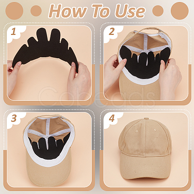 Felt Hat Shaper Insert for Baseball Caps LS-FIND-WH0436-62A-1