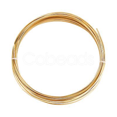 Square Brass Wire KK-WH0034-34G-02-1