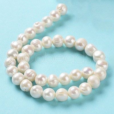 Natural Cultured Freshwater Pearl Beads Strands PEAR-E019-08-1