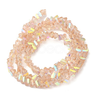 Transparent Glass Beads Strands EGLA-P061-04A-AB02-1