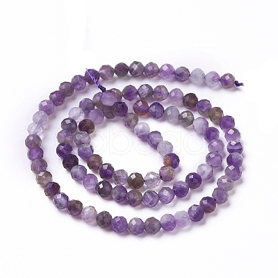 Natural Amethyst Beads Strands X-G-L581A-001-1