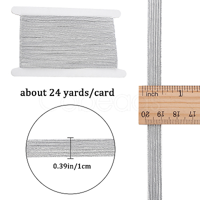 24 Yards Flat Elastic Cord/Band EC-GF0001-34A-1