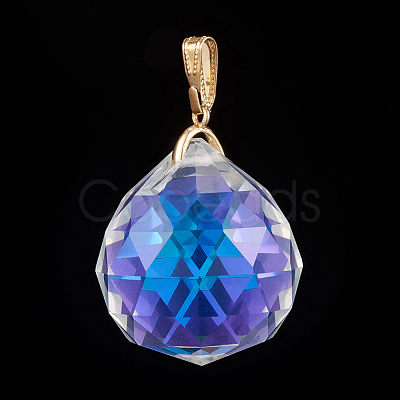 Glass Pendants PALLOY-JF00445-03-1