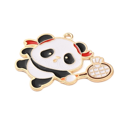 Sports Alloy Enamel Pendants ENAM-I079-01G-03-1