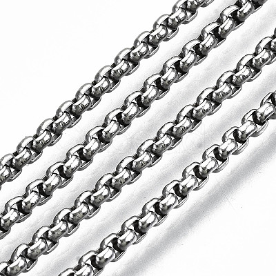 Tarnish Resistant 304 Stainless Steel Venetian Chains CHS-S009-001-1