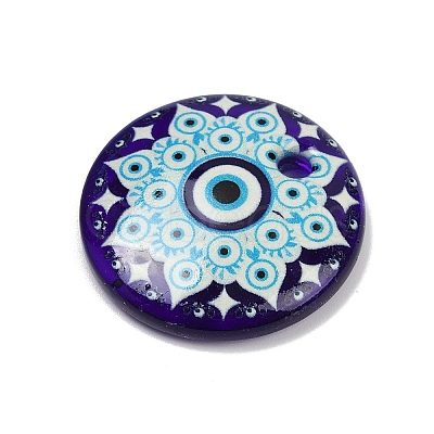 Handmade Lampwork Pendants LAMP-R005-01M-1