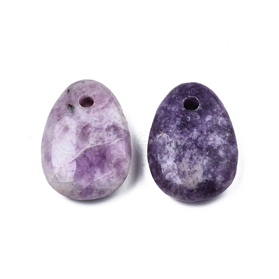 Natural Lepidolite Pendants G-N0325-15B-1