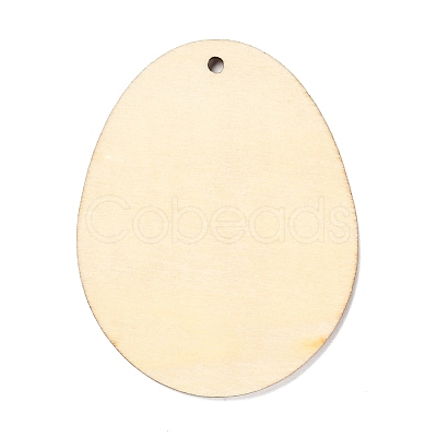 DIY Crafts Easter Egg Shape Cutouts Pendants AJEW-P087-B01-02-1