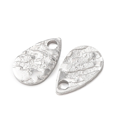Hammered 304 Stainless Steel Pendants X-STAS-G385-03P-1