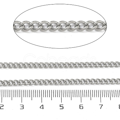 304 Stainless Steel Curb Chains CHS-B016A-P-1