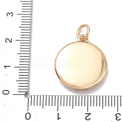 Printed Brass Pendants KK-CBA9B3D-02G-07-1