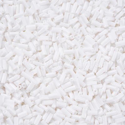 Opaque Colours Glass Bugle Beads SEED-N005-001-B06-1