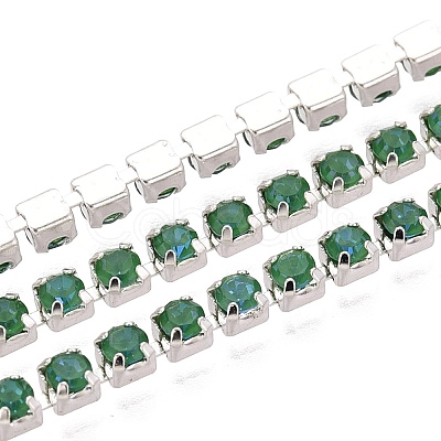 Iron Rhinestone Cup Chains CH-T006-01A-09-1