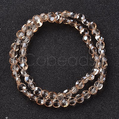 Electroplate Glass Bead Strands EGLA-J137-6mm-A-FR02-1