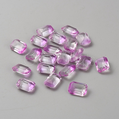 130Pcs Gradient Color Transparent Resin Cabochons RESI-TAC0018-30G-1