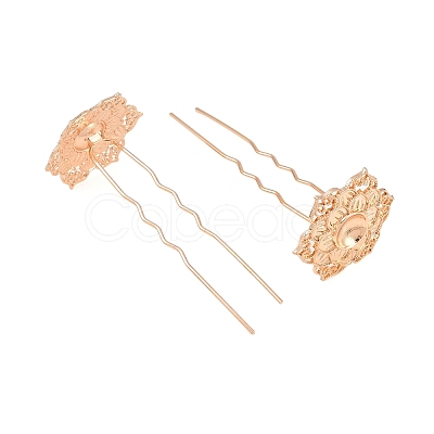 Alloy with Iron Hair Fork Findings AL-CBA8479-07KCG-1