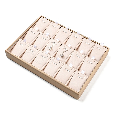 Wooden Necklace Presentation Boxes NDIS-O006-01-1