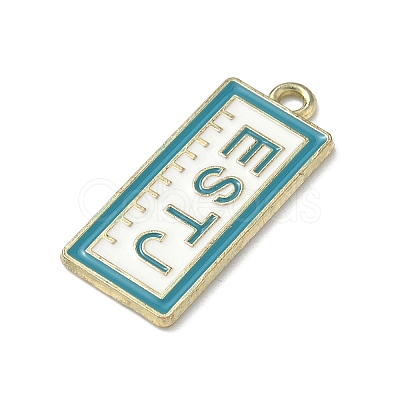 MBTI Theme Alloy Enamel Pendants ENAM-I083-01G-02-1