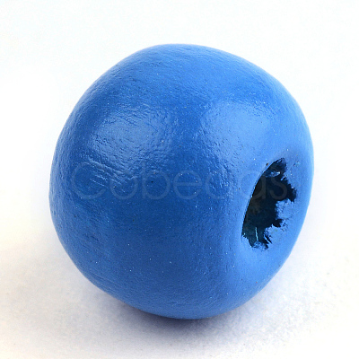 Natural Wood Beads WOOD-S662-13x14mm-A05-1