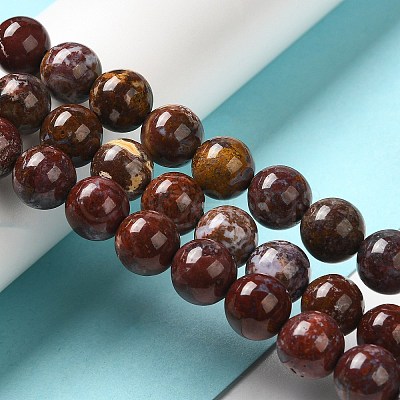 Natural Ocean Jasper Beads Strands G-H298-A13-04-1
