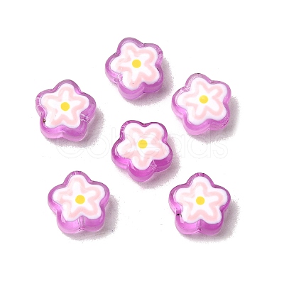 Handmade Glass Enamel Beads GLAA-K070-03F-1