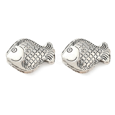 Tibetan Style Alloy Beads TIBEB-L008-01A-AS-1